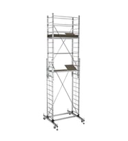 ALÜMİNYUM İSKELE 7 METRE TELESKOPİK (SAR7513) 2 x 3,5 = 7 METRE (Gri)