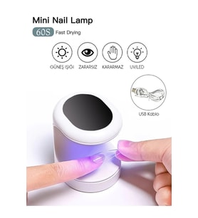 Mini Uv Led Işık Uv Led Lamba Tırnak Kurutucu Oje Tırnak Kurutma