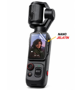 Insta360 Luna Ultra Uyumlu 3 Adet Şeffaf Ekran koruyucu Nano Jelatin