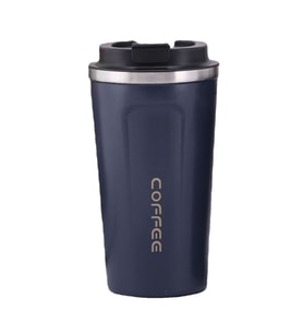 304 L Çelik Vakumlu Lacivert 500 ml Kahve El Termos Mug cin399lc