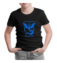 Pokemon Go - Team Mystic Siyah Çocuk Tshirt