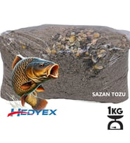 Hedyex 1Kg Sazan Tozu Yüksek Proteinli Özel Katkılı Sazan Alabalık Avı Toz Yem