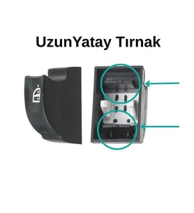 Renault Scenic, Laguna, Fluence, Latitute için Cam Açma Düğme Kapağı-Geniş Ayaklı