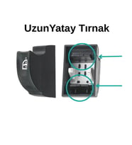 Renault Scenic, Laguna, Fluence, Latitute için Cam Açma Düğme Kapağı-Geniş Ayaklı