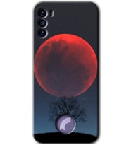 Reeder S19 Max Pro S Kılıf HD Desen Baskılı Arka Kapak - Kanlı Ay