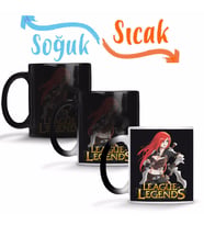League Of Legends Katarina Sihirli Kupa Bardak Porselen