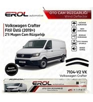 VOLKSWAGEN CRAFTER FİTİL ÜSTÜ (2019>) 2'Lİ MUGEN CAM RÜZGARLIĞI