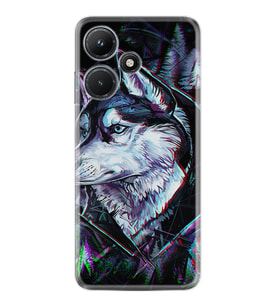 Infınix Hot 30i Kılıf Silikon Desen Özel Seri Dog Eyes 1761