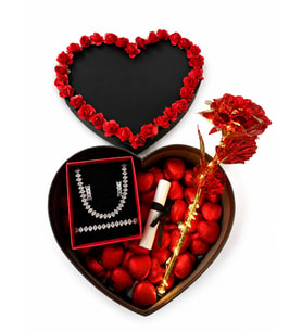 Romantik Özel Hediye, Sevgiliye Hediye, Doğum Günü Hediyesi, Ledli Solmayan Gül, Kalp Şeklinde Çıkolatalar, Takı Seti, Kişiye Özel Hediye, Özel Not İle Günderilmektedir
