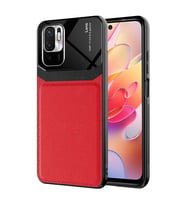 Xiaomi Redmi Note 10S Kılıf Parlak TPU Emiks Kapak (Kırmızı)