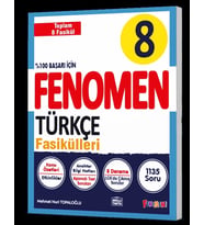 FENOMEN YAYINCILIK 8. Sınıf Türkçe Fasikül Seti (1-2-3-4-5-6-7-8. Sayılar)