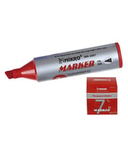 Mikro Jumbo Marker Kalem 7.0Mm Kırmızı - 2 adet