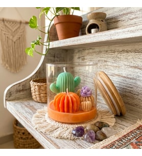 Mumelia Candles Botanik Esinti - Doğal Soya Cam Kavanoz Tasarım Mum