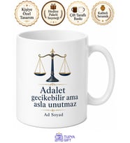 İcra Müdürüne Hediye İsimli Özel Tasarım Baskılı Porselen Kupa Bardak