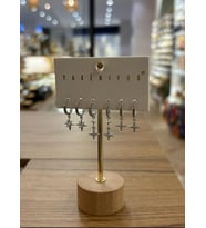 Yakemiyou Silver Yıldızlar Altılı Küpe