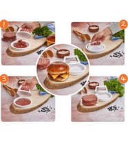Hamburger ve Köfte Kalıbı Köfte Presi Şekillendirici Burger Press Pratik Köfte Yapma Aparatı