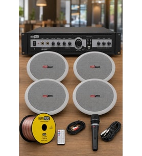 Lastvoice Maxx Paket-1 Tavan Hoparlörü ve 3 Bölgeli Anfi Ses Sistemi Paketi (Full Set)