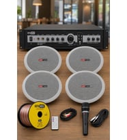 Lastvoice Maxx Paket-1 Tavan Hoparlörü ve 3 Bölgeli Anfi Ses Sistemi Paketi (Full Set)