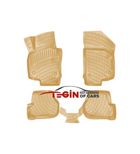 Seat Altea 2014 3D Havuzlu Paspas Bej
