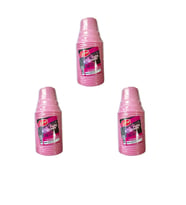 Roll-Up Party Dreams Parti Davet Piknik Renkli Plastik Sert Mika Bardak - Pembe - 25'li 3 Paket