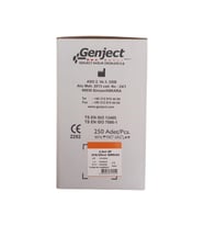 GENJECT - 2.5 ML 3P 25G TURUNCU 25MM AŞI ENJEKTÖRÜ - 100 ADET
