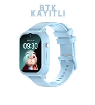 HX Kids 4G Max BTK KAYITLI Sim Kartlı Konum Takibi & Görüntülü Konuşma Destekli Akıllı Çocuk Saati (Mavi)