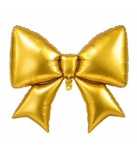 Retro Gold Fiyonk Folyo Balon