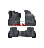 Fiat Fiorino 2008 3D Havuzlu Paspas Siyah (Çok Renkli)