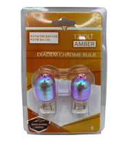 Diadem Ampul Krom Amber Park Sinyal Ampulü Gündüz Farı T20 WY21/5W 12V Turuncu Işık 2'li Takım