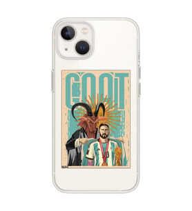 Iphone 14 Plus Uyumlu Lionel Messi Desenli Şeffaf Telefon Kılıfı