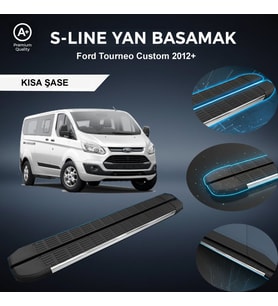 Ford Tourneo Custom Kısa S-Line Premium Krom Yan Basamak  2012 Sonrası