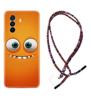Huawei Nova Y70 Y90 Nova 9 SE  Kılıf Boyun Asklı Rasta Silikon Dişlek 1615