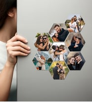 Kişiye Özel Ahşap Fotoğraflı UV Baskılı Magnet