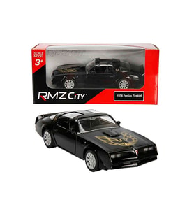 Rmz City 1:32 Amerikan Serisi Die Cast Çek Bırak Model Araba - Siyah 1978 Pontiac Firebird
