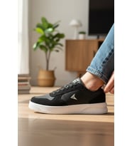 Enoch Erkek Siyah Günlük Ayakkabı - Modern Tasarım Şık Sneaker