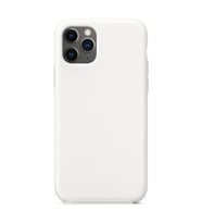 iPhone 11 Pro Max ile Uyumlu Cappy Silikon Kılıf Beyaz