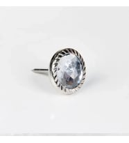 Dekoratif Parlak Taşlı Kabara Raptiye 17 Mm - 500