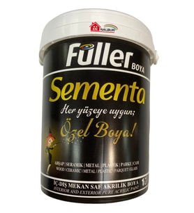 Sementa Özel Su Bazlı Saf Akrilik Boya 1 Litre Beyaz