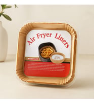 Air Fryer Kağıt Pişirme Kalıbı Kare 16x4.5 cm 50'li