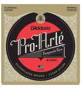 D’Addario EJ45C Pro-Arte Klasik Gitar Tel Seti Composite Core Normal Tension