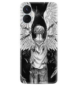 Tecno Spark 9T Kılıf Resimli Desenli Silikon Platinium Series Angel 1883