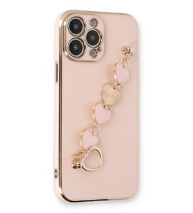 Iphone 13 Kılıf Esila Silikon - Pudra