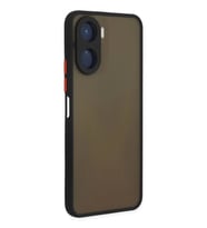 Newface Vivo Y16 Kılıf Montreal Silikon Kapak - Siyah
