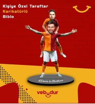 Kişiye Özel Taraftar Tasarımlı Karikatür Arkadaş Biblo Model-1