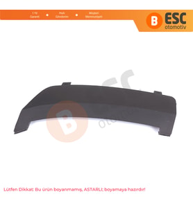Ford Fiesta 2008-2017 İçin Arka Tampon Çeki Demir Kapağı 8A6117K922AB5ZCT