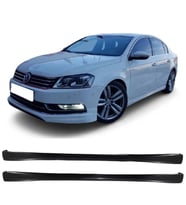 Vw Passat B7 Yan Marşpiyel Seti Mat Siyah Plastik 2 Adet 2011 2012 2013 2014