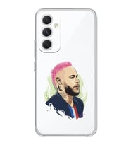 Samsung Galaxy A14 Uyumlu Neymar Tasarımlı Şeffaf Telefon Kılıfı
