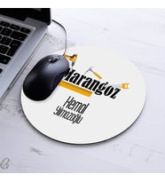 İsimli Marangoz Temalı Yuvarlak Mousepad