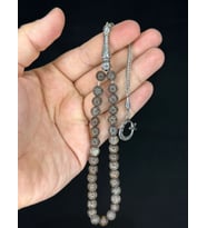 JASPER TAŞI DOĞALTAŞ TESBİH KÜRE KESİM T-499 (Çok Renkli)