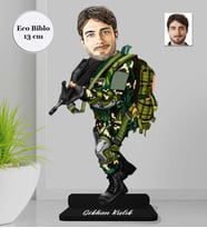Kişiye Özel Asker Erkek Ahşap Eco Biblo -2